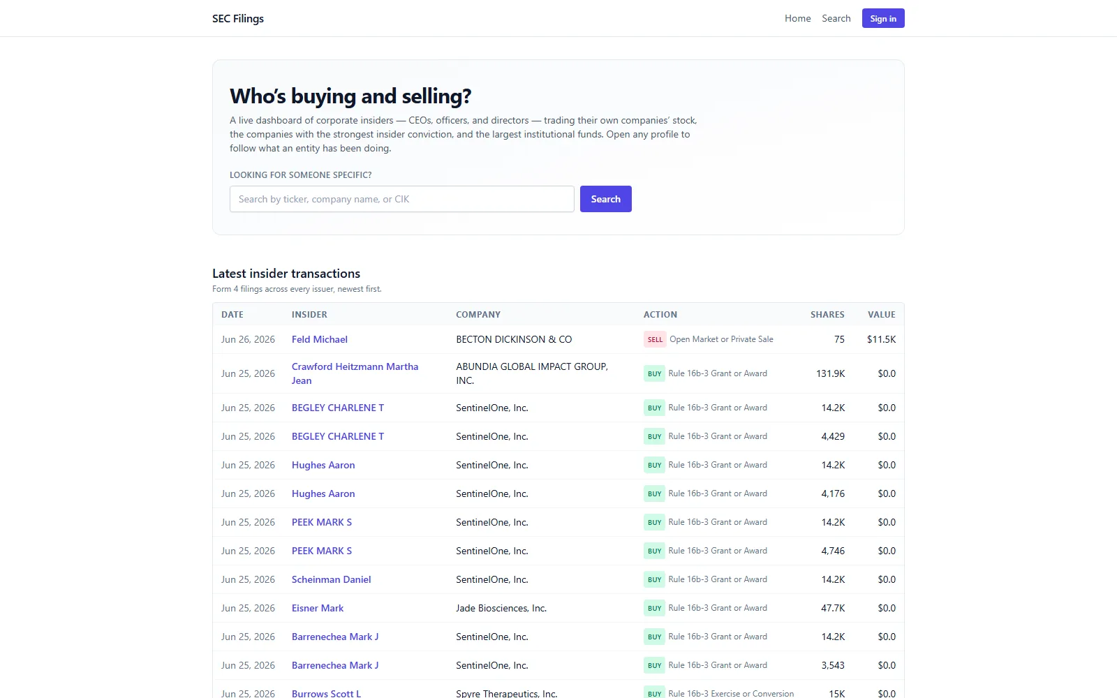 SEC Filings Parser — Parsing SEC EDGAR into clean profiles: a polite worker, a strict schema, and SSR pages